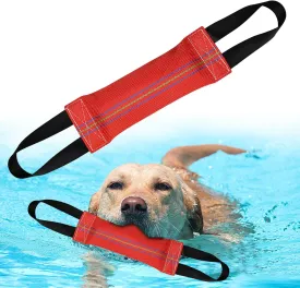 2-in-1 Floating Dog Toys & Dog Bite Tug Toy Interactive Pool Toys Fire Hose Tug Toys Fetch Toys for Dogs Ideal for Dock Diving,Fetching,Tug of War, and Interactive Games