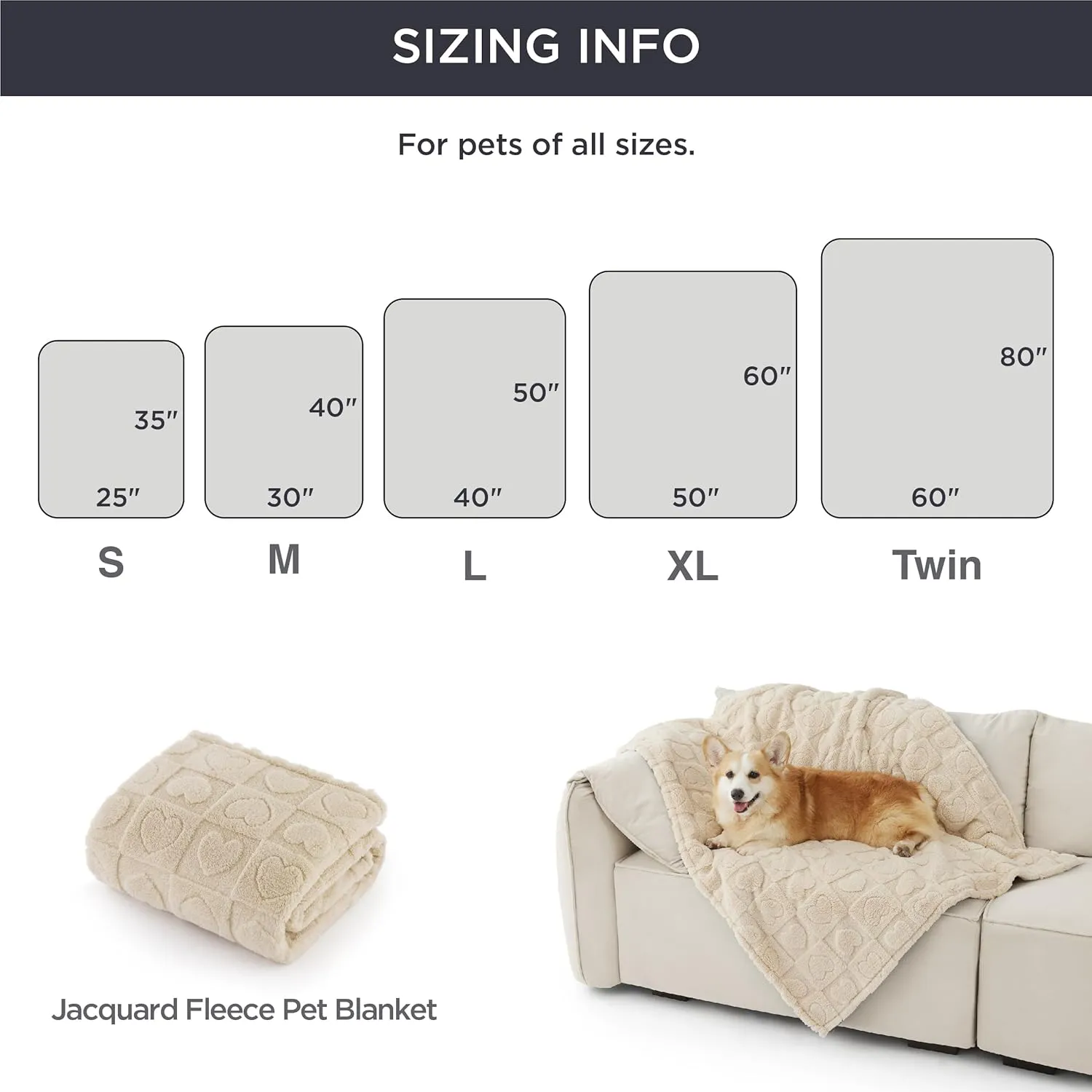 Bedsure Dog Blankets for Small Dogs Washable - Fluffy Fuzzy Cat Puppy Blanket with Premium 300GSM Coral Fleece Soft for Pet Kitten Doggy, White, 25x35IN