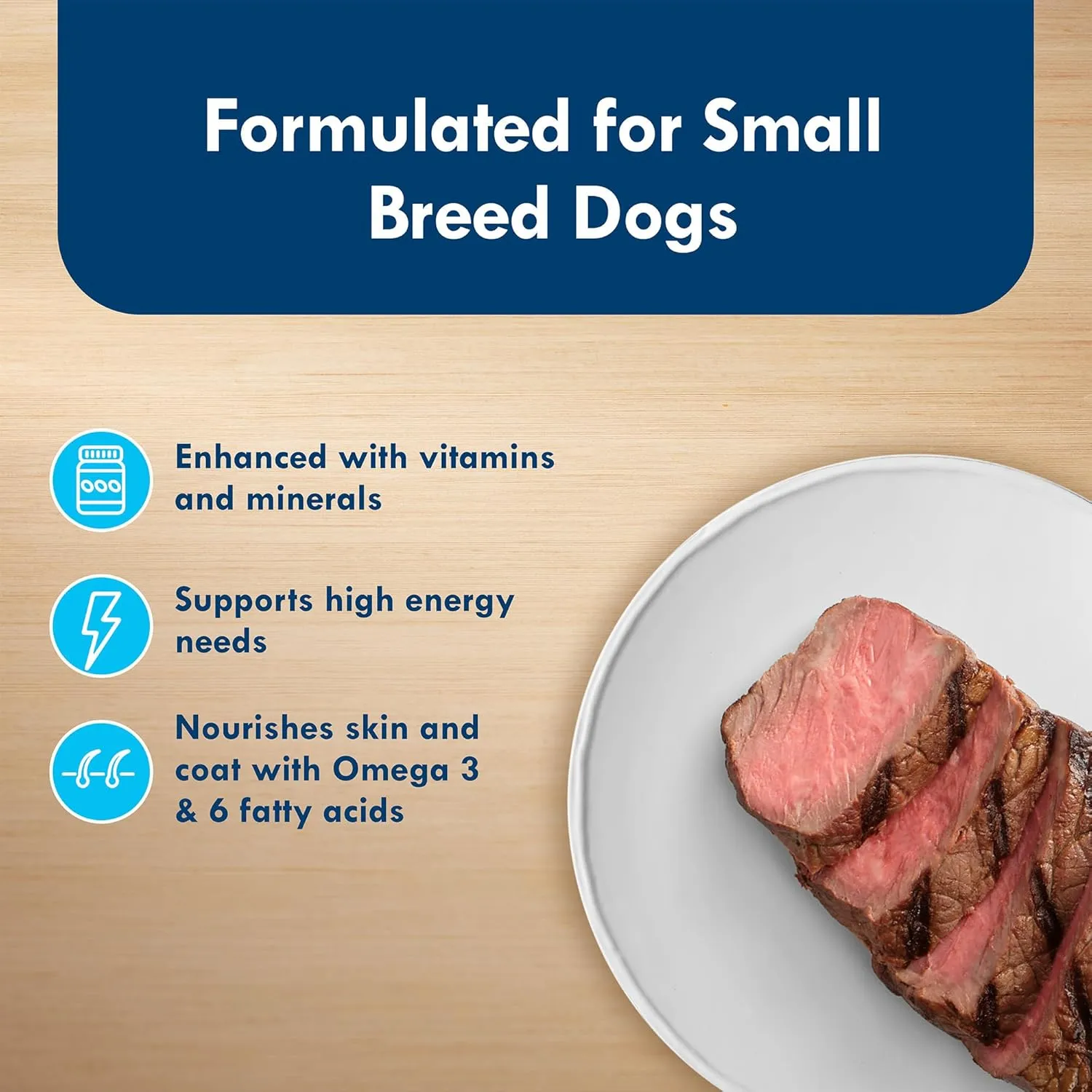 Blue Buffalo Delights Natural Adult Small Breed Wet Dog Food Variety Pack, Made with Natural Ingredients, Filet Mignon Flavor Pat & Porterhouse Flavor Pat, 3.5-oz. Cups (12 Count, 6 of Each)