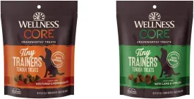 Bundle of Wellness CORE Soft Tiny Trainers, Natural Grain-Free Dog Treats for Training, Made with Real Meat, No Artificial Flavors (Turkey & Pomegranate,Lamb & Apple, 6 Ounce Bag)