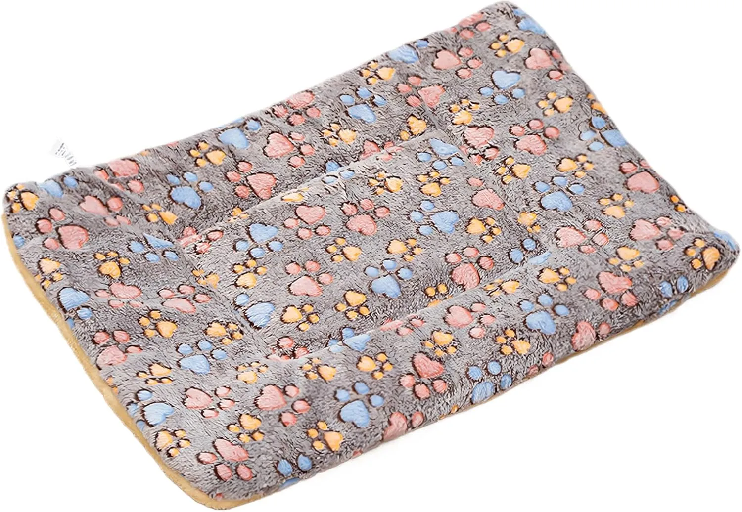 Cat Beds for Outdoor Cats:Flannel Cat Blanket for Indoor Cats,Self Warming Mat Soft and Comfortable,Crate Pads for Small Dog for Sleeping,Machine Washable (C, 13" x 18")