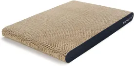 Cat Scratching Pad, Cat Scratcher Cardboard, Scratch Lounge with Catnip, Wide, Textured Black(Upgraded)