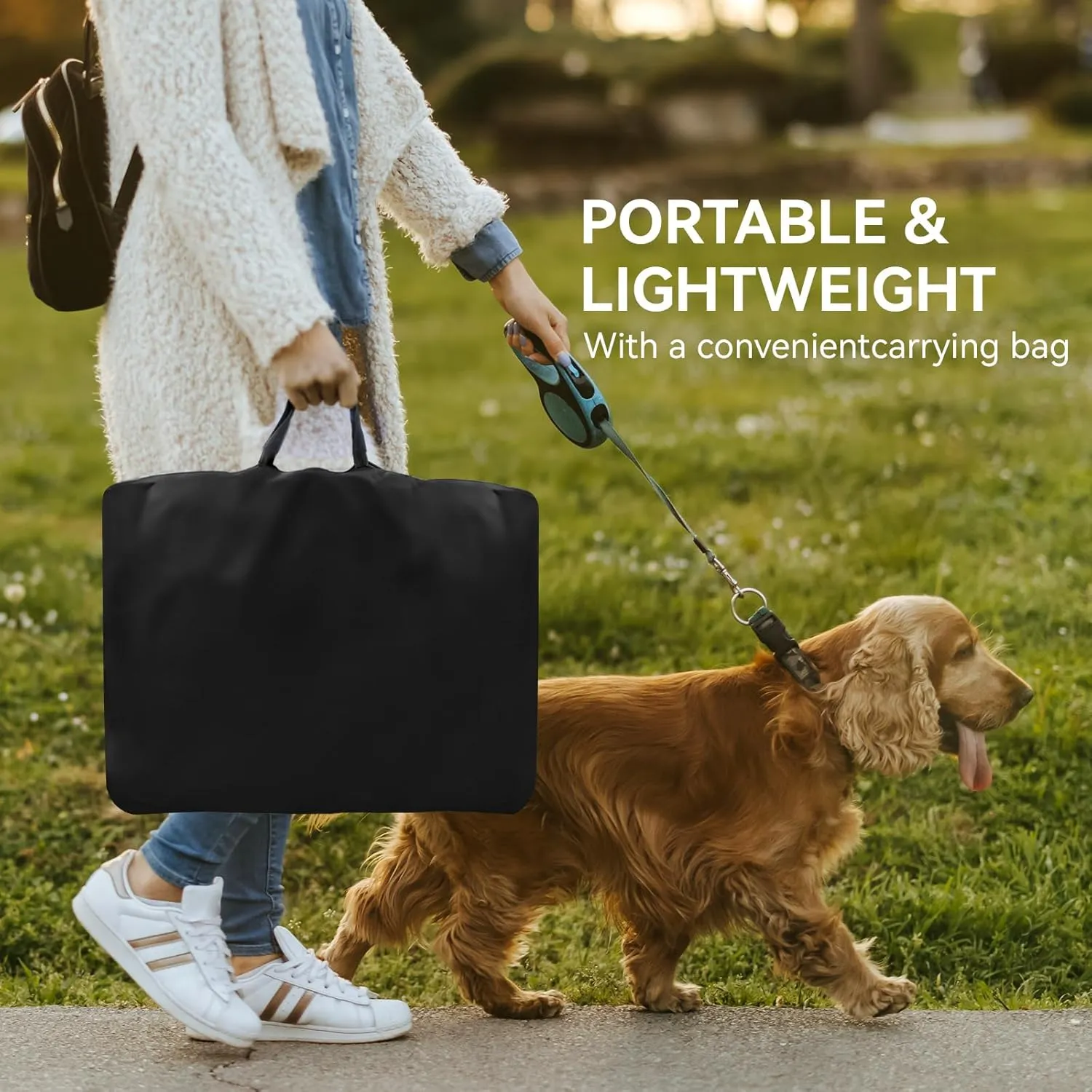 Dog Playpen, Puppy Pet Playpens Indoor for Medium Dogs Tent Crates Cage Indoor/Outdoor, Portable Pop Up Dog Kennel Playpen with Carrying Case for Dogs/Cats/Rabbits, Removable Zipper Top, Black