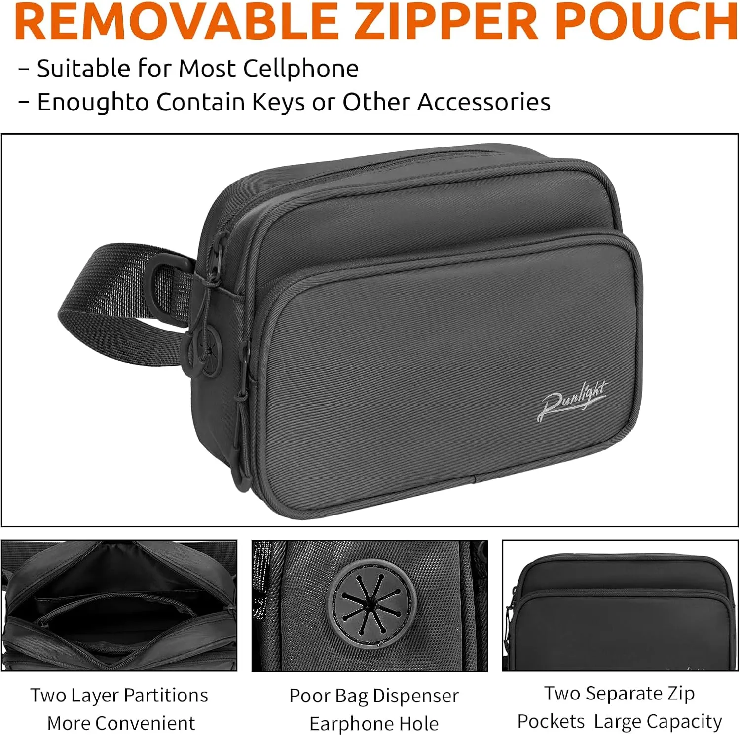 Dog Treat Pouch for Training,Dog Treat Pouch - Dog Treat Bags Training Pouch,Treat Pouches for Pet Training Waist Belt,Dog Waist Bag Black