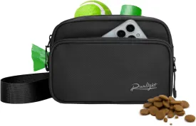 Dog Treat Pouch for Training,Dog Treat Pouch - Dog Treat Bags Training Pouch,Treat Pouches for Pet Training Waist Belt,Dog Waist Bag Black