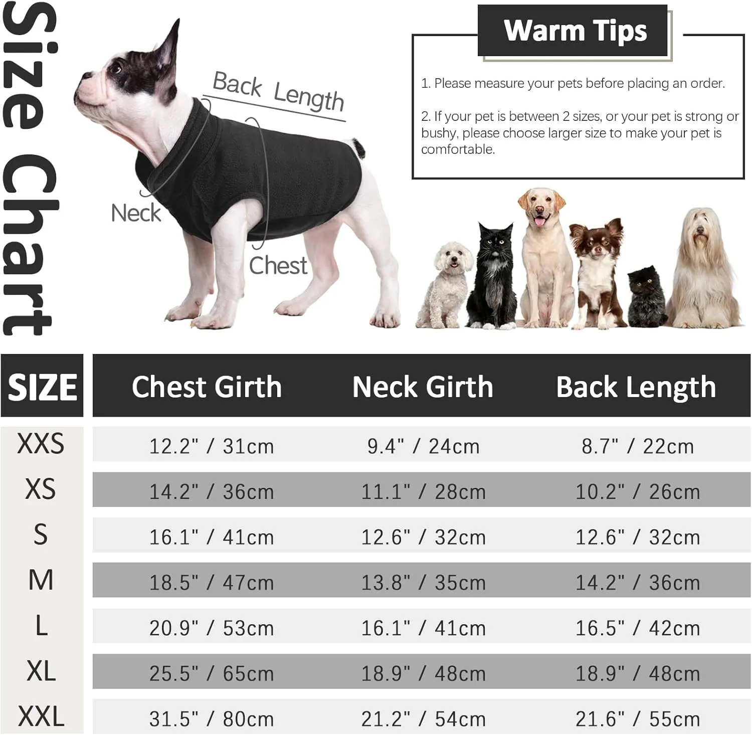FUAMEY Dog Fleece Vest Puppy Warm Sweatshirt Stretchy Sweater Pullover Turtleneck Coat Winter Jacket with Leash Hole, Dachshund Yorkie Clothes Small Medium Large Dogs Black