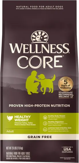Grain-Free High-Protein Dry Dog Food, Natural Ingredients, Made in USA with Real Meat, All Breeds, For Adult Dogs (Reduced Fat, 26-Pound Bag)