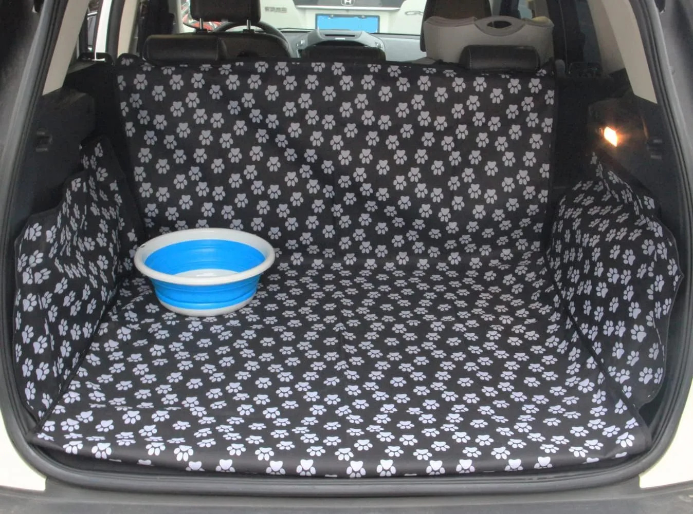 HelloTree SUV Cargo Liner for Dogs Waterproof Pet Cargo Cover Dog Seat Mat for SUVs Oxford Car SUV Seat Cover Trunk Protector for Vehicles Washable Dog Accessories