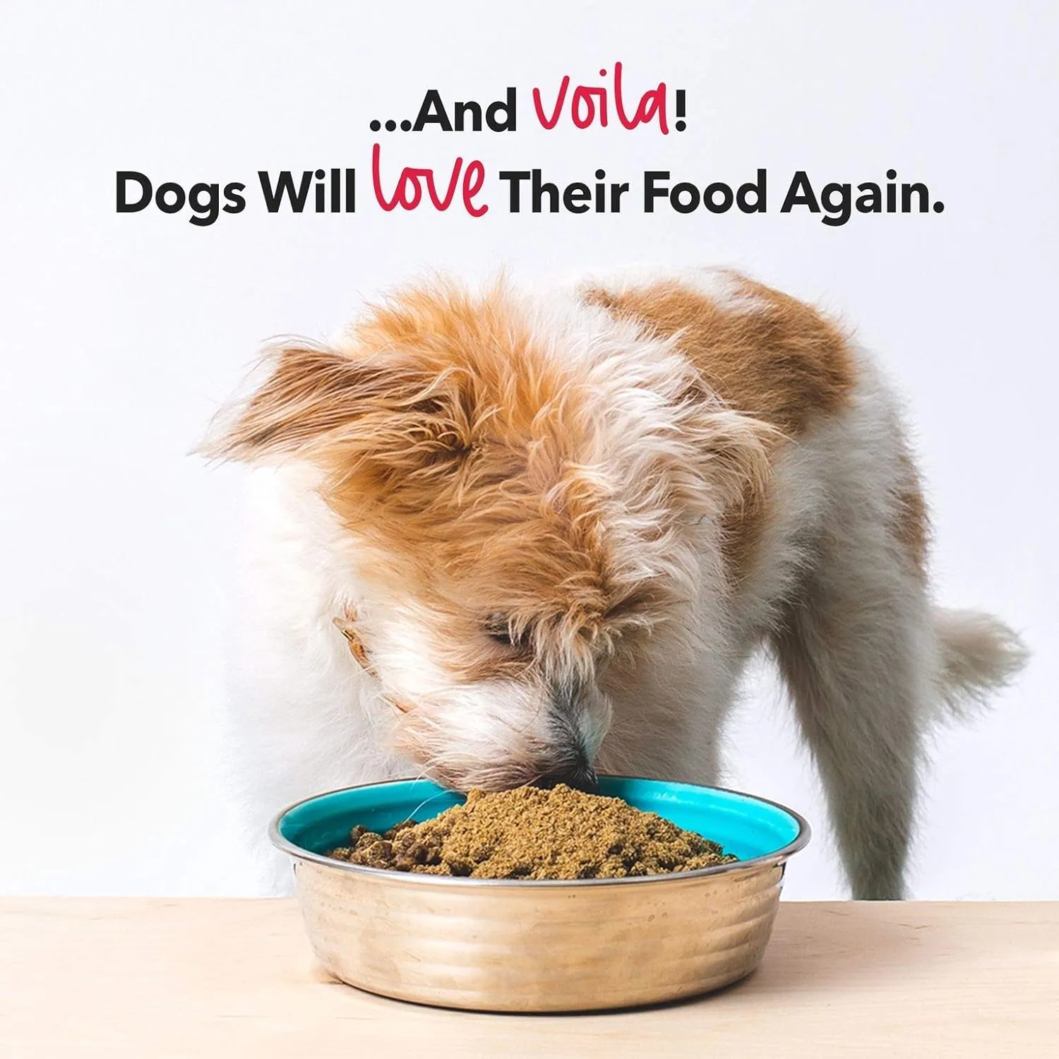iHeartDogs Dog Food Topper - Freeze-Dried Raw Dog Food Seasoning with Collagen Peptides - Grain Free Superfood Meal Mixer (Beef, 8 Ounce)
