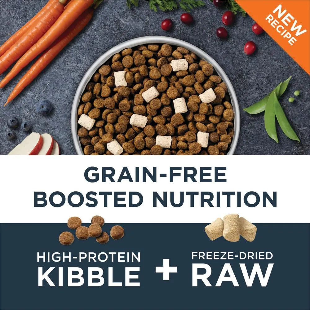Instinct Raw Boost Small Breed, Natural Dry Dog Food with Freeze Dried Pieces, High Protein, Grain Free Recipe - Real Beef, 3.5 lb. Bag