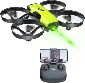 Loolinn | Drones for Kids Gift with Camera - Mini Drone with 90 Adjustable Camera, Safe for Kids, Photos and Videos, Includes three batteries (Gift for Kids)