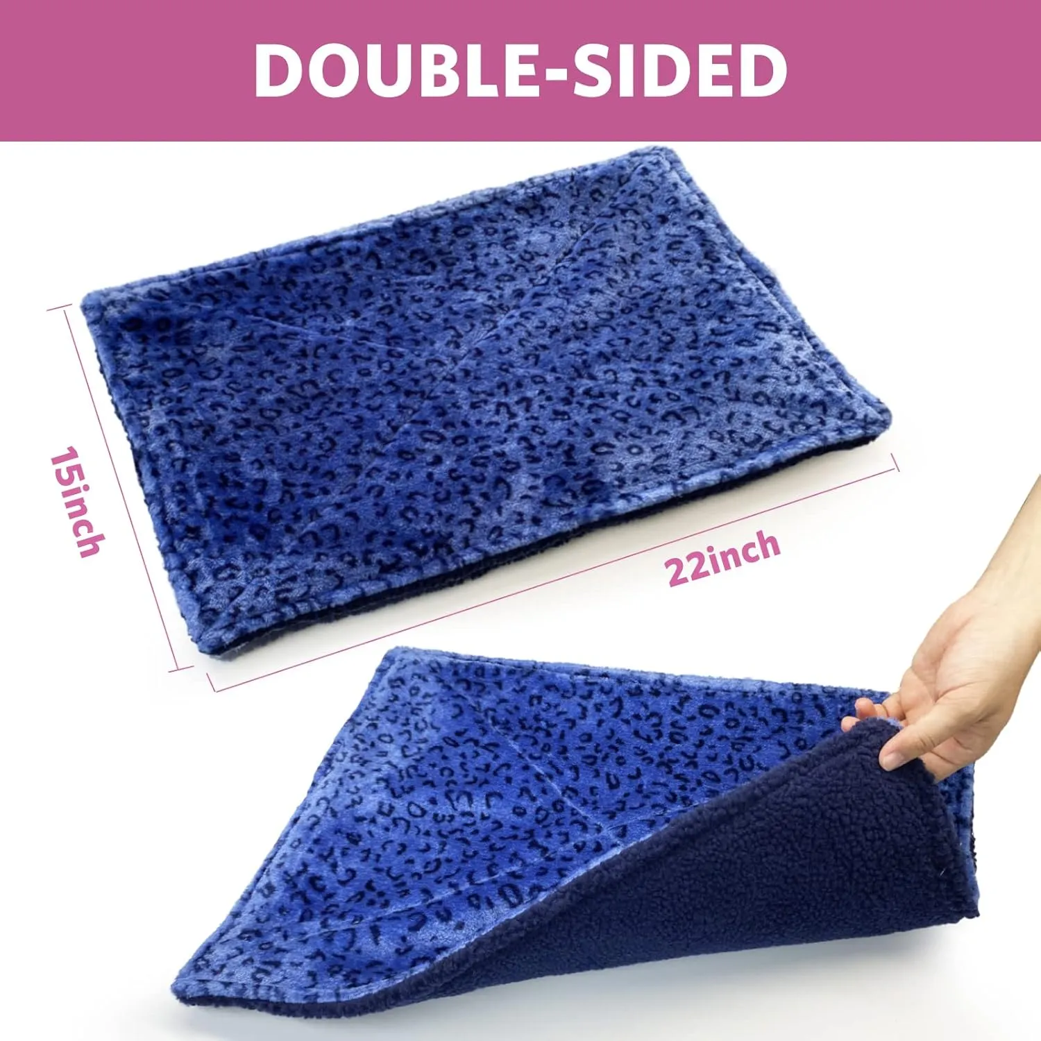 MARUNDA Self Warming Cat Bed, Super Soft Dog Bed, Self Heating Cat Pad