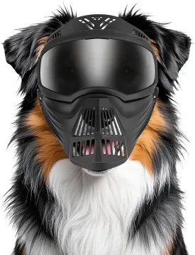 Namsan Dog Goggles Large Breed, Full Face Protective, Tactical Doggie Sunglasses for Medium to Large Dogs, Outdoor Dog Eye Protection, Anti-UV Anti-Fog Windproof, Adjustable, Black