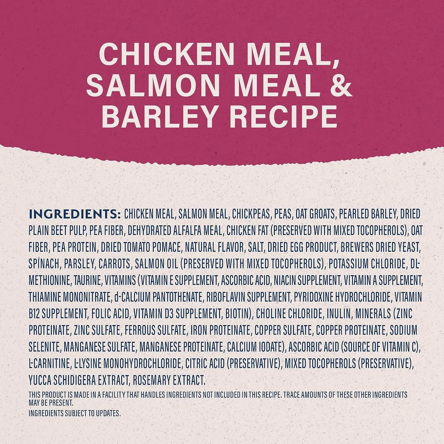 Natural Balance Original Ultra Fat Dogs Chicken Meal, Salmon Meal & Barley Recipe Low Calorie Dry Dog Food, 11 Pounds