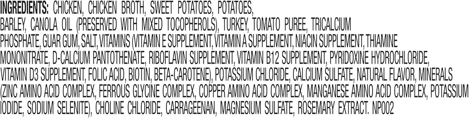 Natures Recipe Chicken, Barley & Turkey Recipe in Savory Broth Wet Dog Food, 2.75 oz. Cup, 12 Count