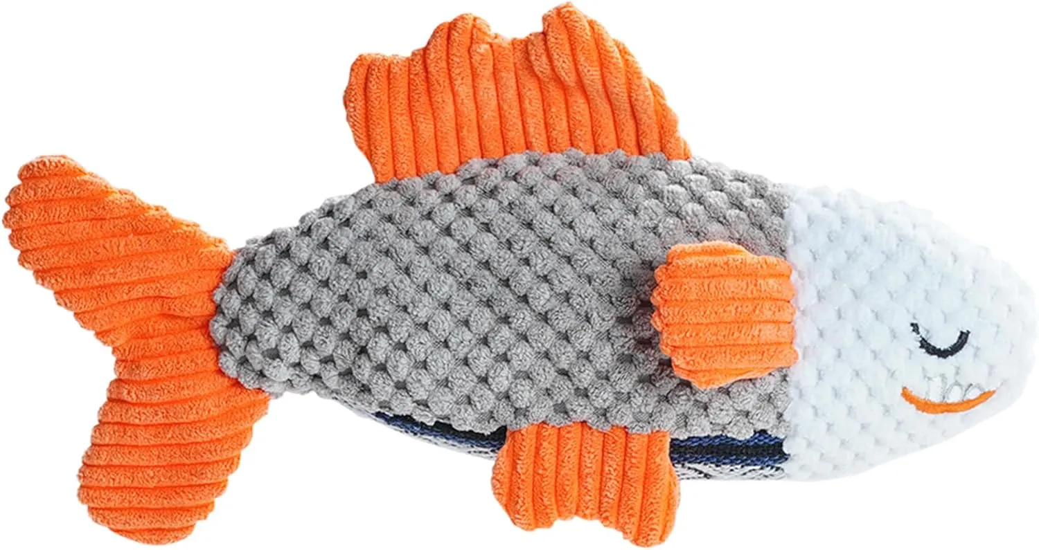 Nocciola Crinkle Squeaky Blue Octopus Dog Toy - Ocean Theme Interactive Rope Toys, Durable for Aggressive Chewers of Small, Medium & Large Dogs