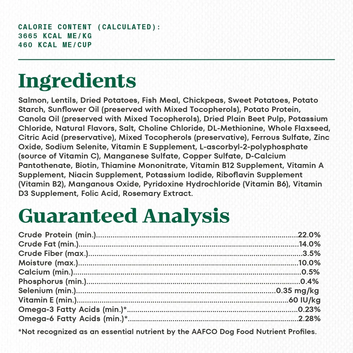 Nutro Limited Ingredient Diet Dry Dog Food, Salmon & Lentils Recipe, 4 lbs.