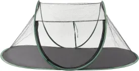 Outdoor Cat Enclosures, Portable Cat Tent for Bearded Dragon, Dogs and Small Animals, Cat Outdoor Tent with Foldable Bag(Dark Green)