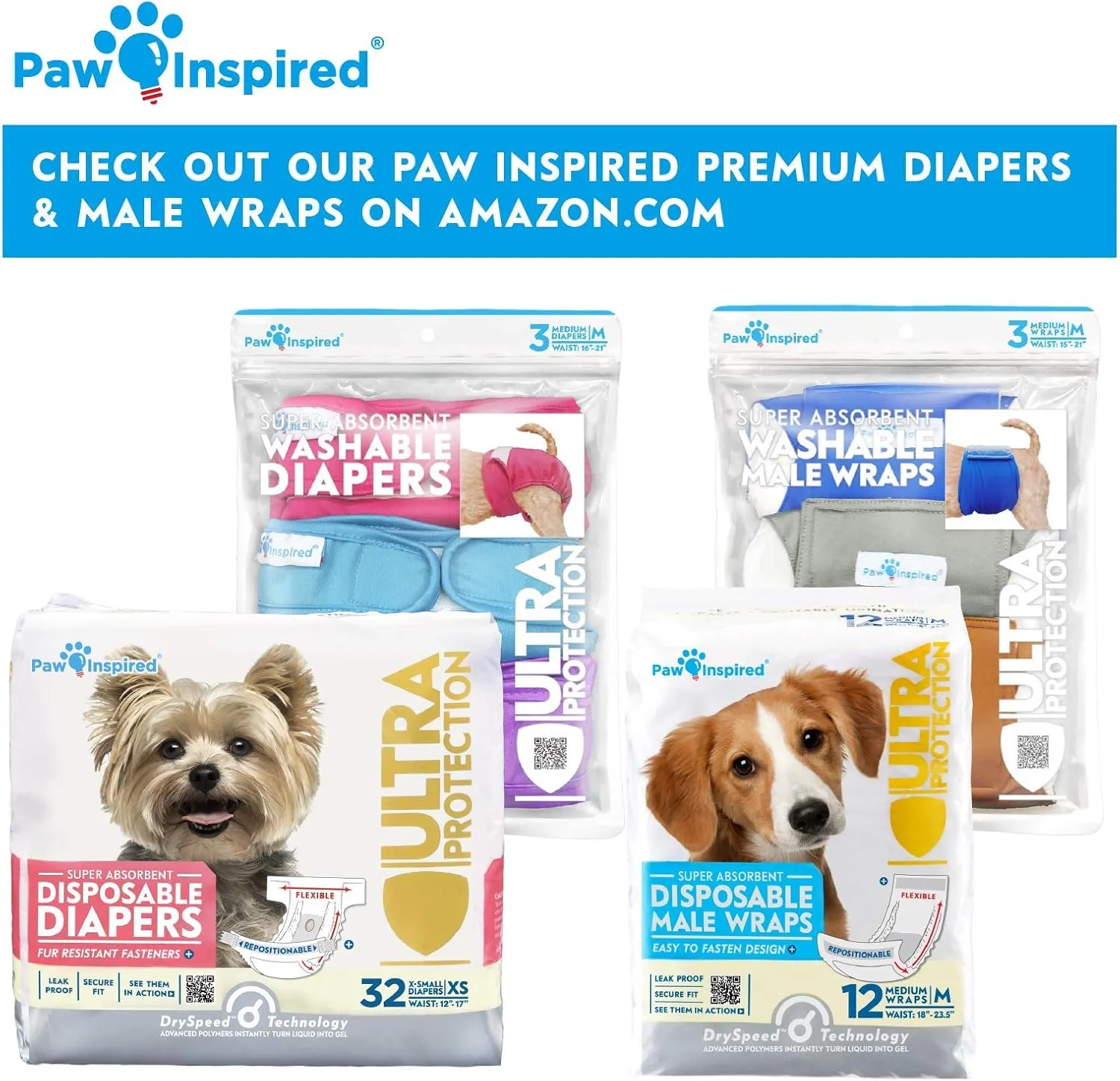 Paw Inspired 60.96  x 60.96 ,,(30 )