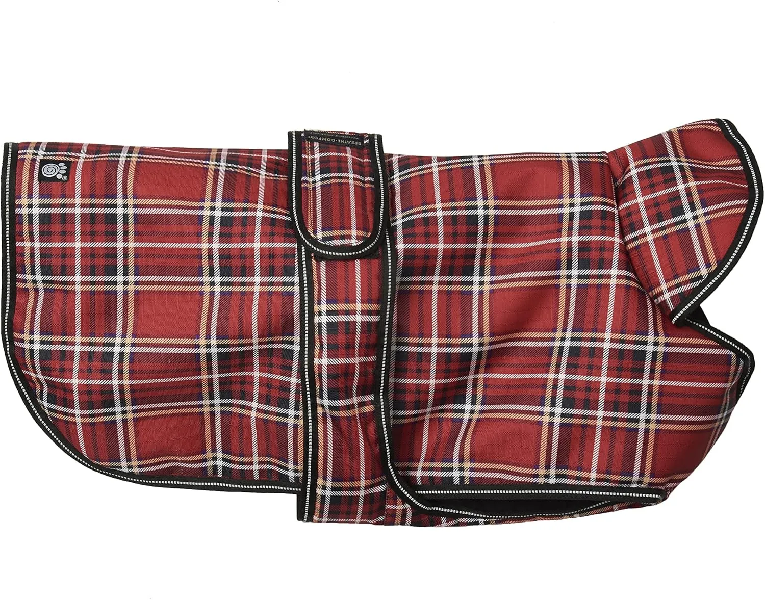 PetRageous 438RPXL Kodiak Heavyweight Waterproof Winter Coat With Full Chest Coverage and Leash Opening for X-Large Dogs, Red Plaid