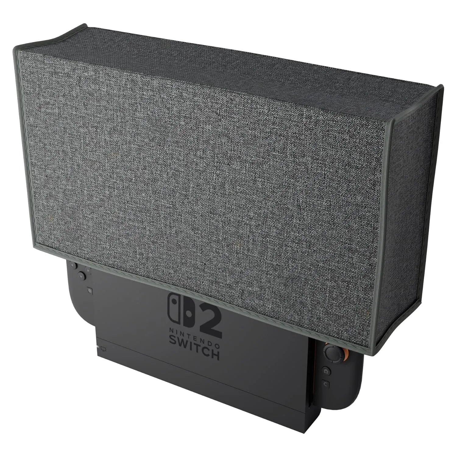 PlayVital Dust Cover for Nintendo Switch 2, Anti Scratch Dust Guard Waterproof Cover Sleeve for Nintendo Switch 2 Console & Charging Dock - Gray