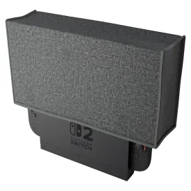 PlayVital Dust Cover for Nintendo Switch 2, Anti Scratch Dust Guard Waterproof Cover Sleeve for Nintendo Switch 2 Console & Charging Dock - Gray