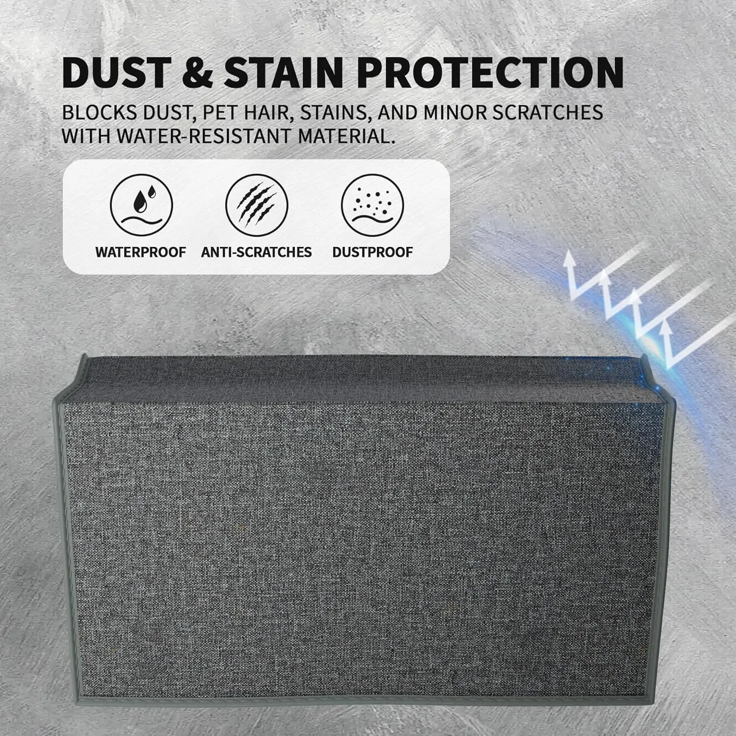 PlayVital Dust Cover for Nintendo Switch 2, Anti Scratch Dust Guard Waterproof Cover Sleeve for Nintendo Switch 2 Console & Charging Dock - Gray