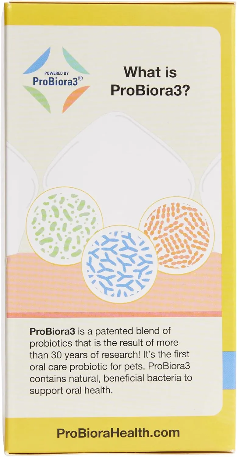 Probiora for Dogs | Dog Probiotic Supplement for Oral Care | Pet Probiotics to Reduce Bad Breath | Dog Nutritional Supplement for Dental Health | 30 Servings (Jar)