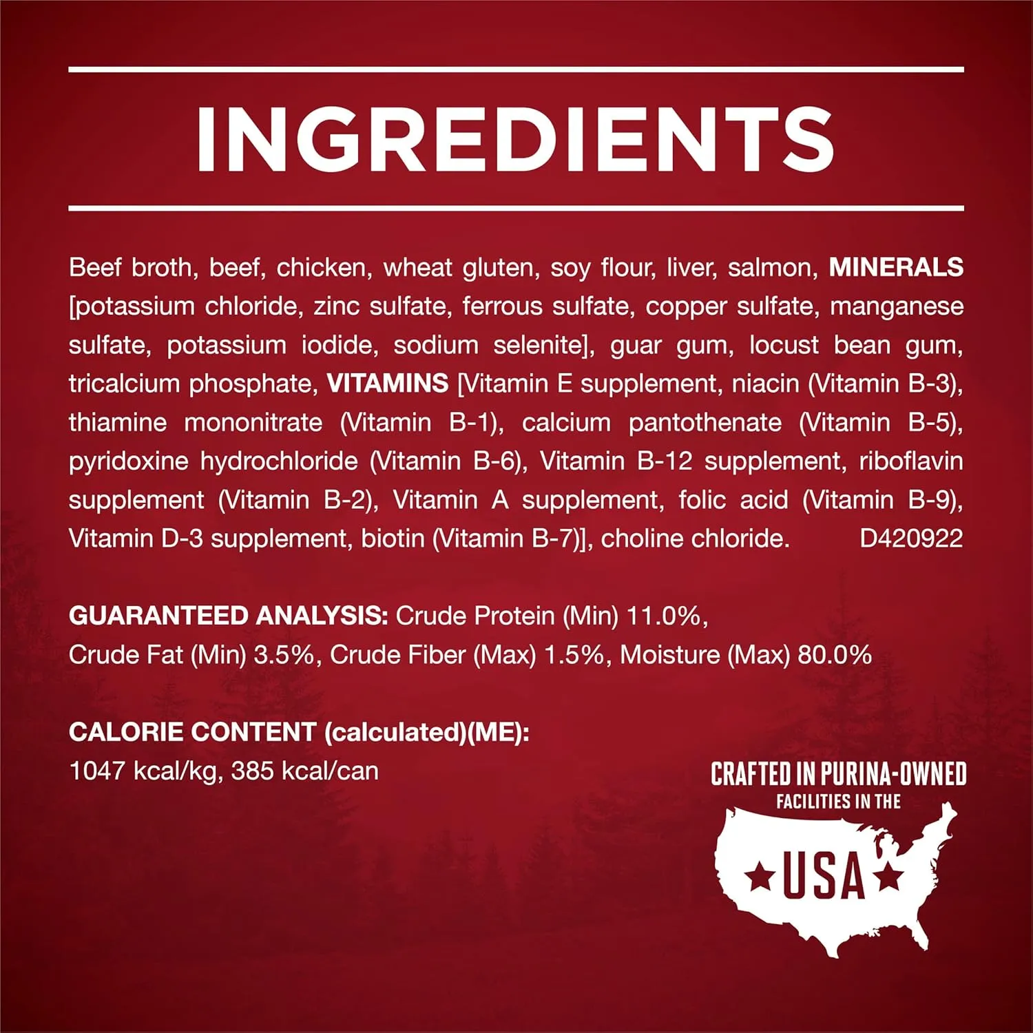 Purina ONE High Protein Wet Dog Food True Instinct Tender Cuts in Dog Food Gravy With Real Beef and Wild-Caught Salmon - (Pack of 12) 13 oz. Cans