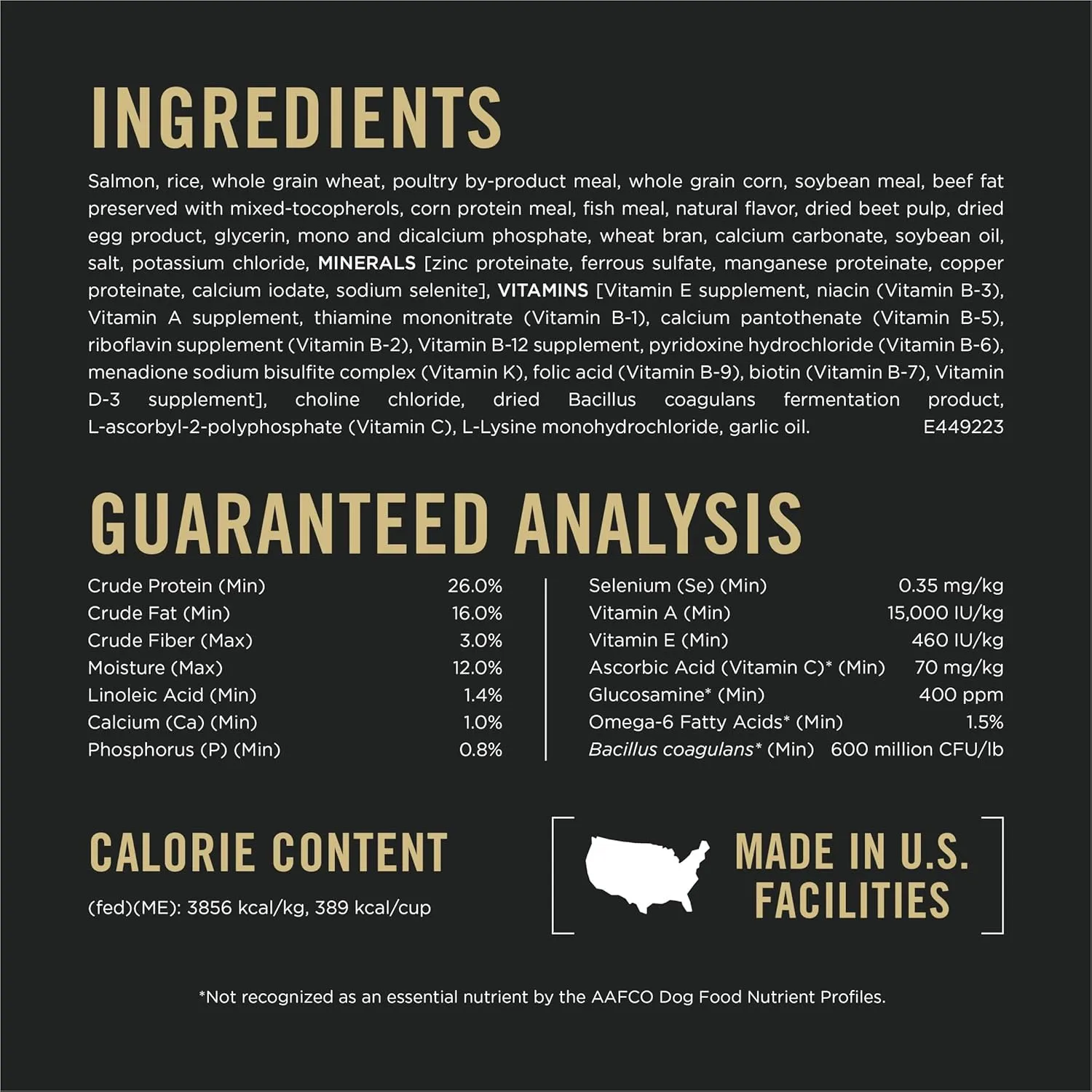 Purina Pro Plan Complete Essentials Shredded Blend Salmon and Rice Dog Food Dry Formula with Probiotics for Dogs - 33 lb. Bag