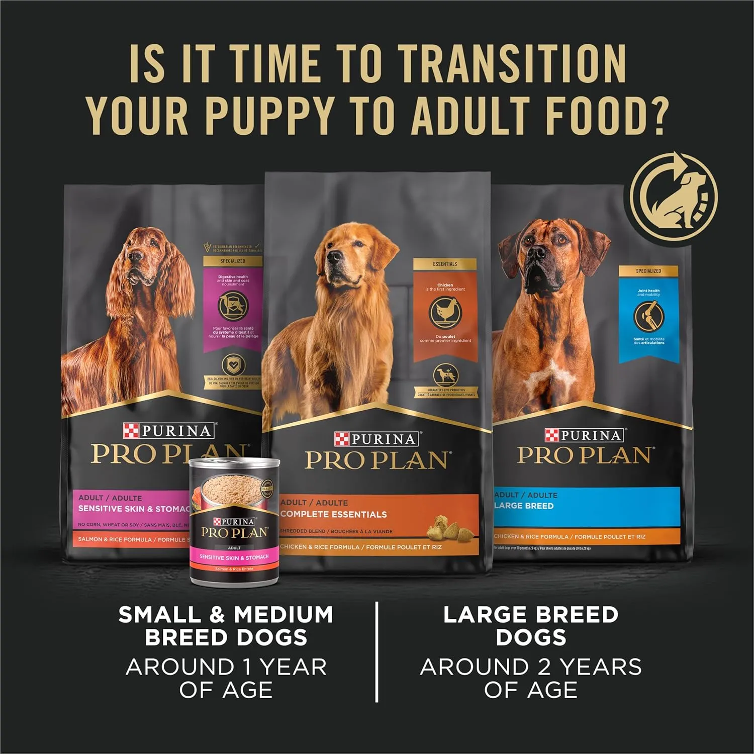 Purina Pro Plan High Protein Puppy Food Shredded Blend Chicken & Rice Formula - 18 lb. Bag