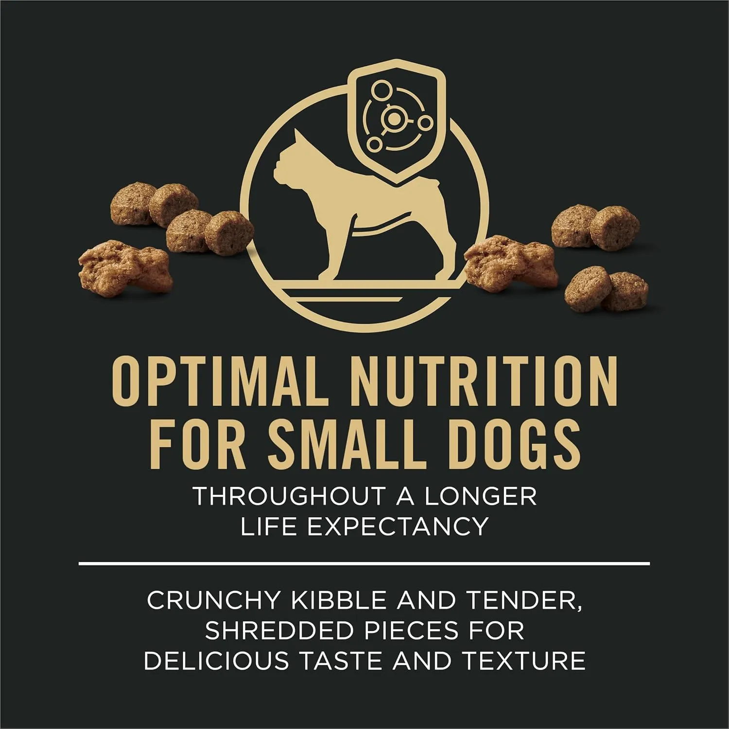 Purina Pro Plan Small Breed Dog Food Shredded Blend Chicken and Rice Formula With Guaranteed Live Probiotics - 34 lb. Bag