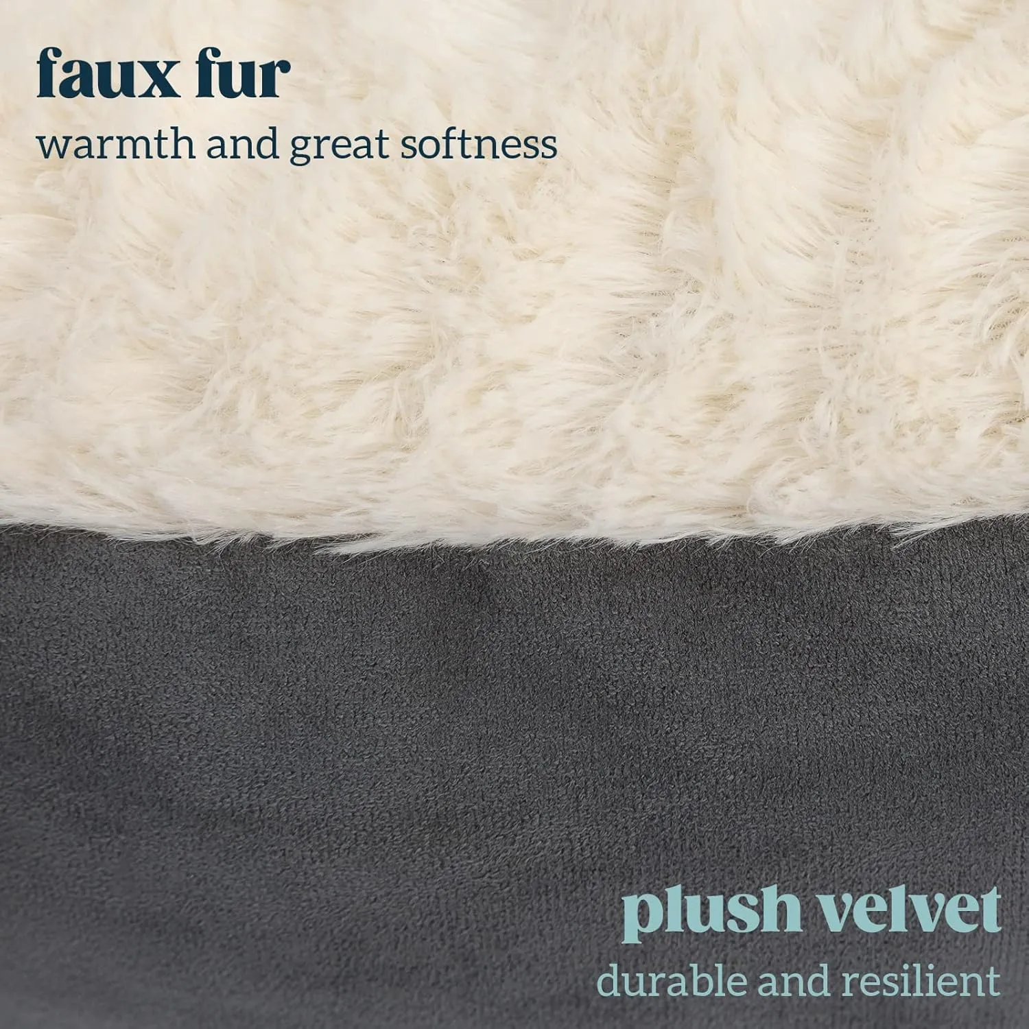 Small Dog Bed for Small Dogs Up to 30lbs - Washable Burrow Puppy Beds with Blanket Attached - Covered Dog Cave Bed with Anti-Slip Bottom - Charcoal Gray, 27"