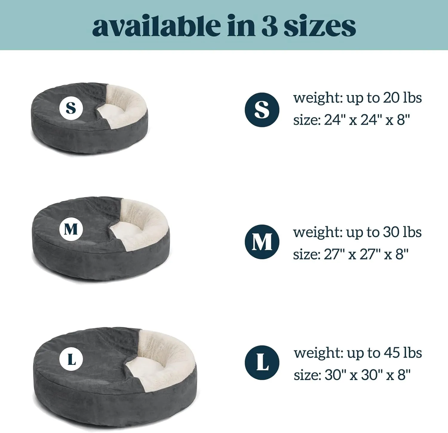 Small Dog Bed for Small Dogs Up to 30lbs - Washable Burrow Puppy Beds with Blanket Attached - Covered Dog Cave Bed with Anti-Slip Bottom - Charcoal Gray, 27"