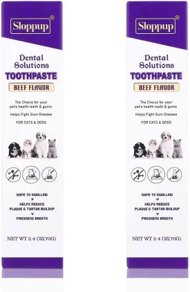 Toothpaste | Teeth Cleaning and Fresh Breath Dental Care for Neva Masquerade (Colorpoint Siberian) Cat Kittens and Adult Cats | Soothes Inflamed Gums | Vet Formulated 2 Pack (4.8 OZ)