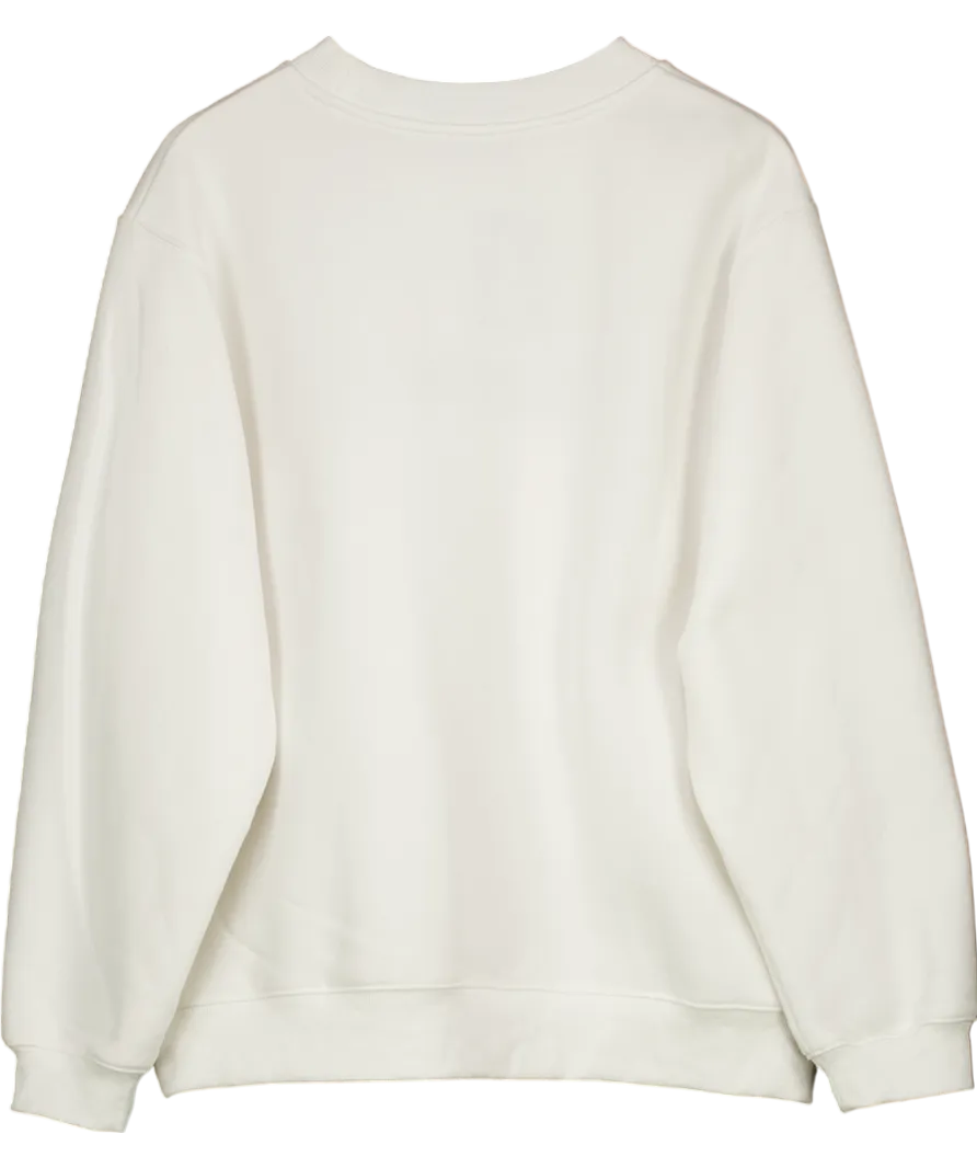 White Fox Wellness Club Oversized Sweater Off White UK L/XL