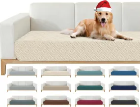 ZNSAYOTX 2025 Waterproof Dog Blankets (30"x70") Comfy Sofa Mat for Pets, New Upgrade Bed Couch Pads Super Soft Anti Slip, Indoor Incontinence Sofa Furniture Protector Durable Washable Blanket (Beige)